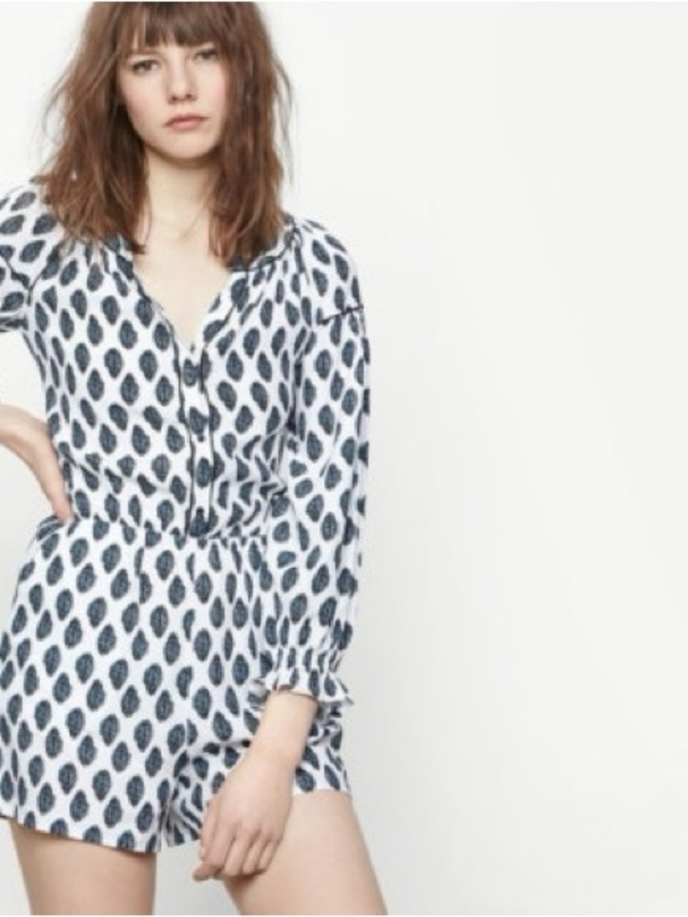 Maje Istre printed romper